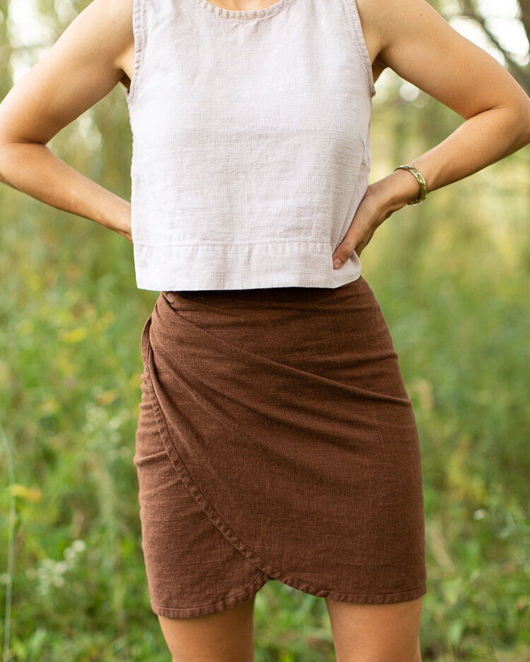 Wrap Skirt from a Sarong — Sum of their Stories Craft Blog