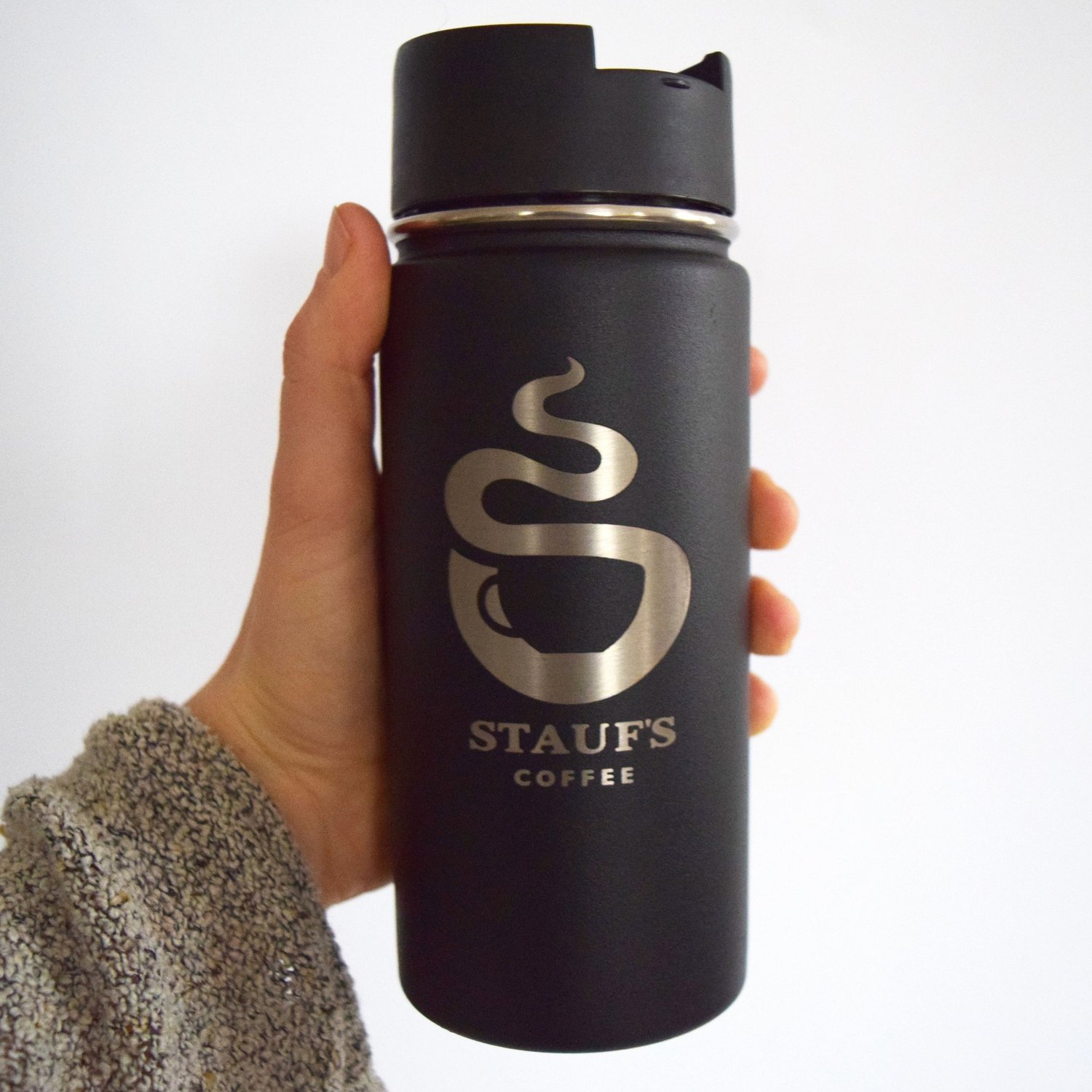 Stauf's Logo Hydroflask - 16oz — Stauf's Coffee Roasters