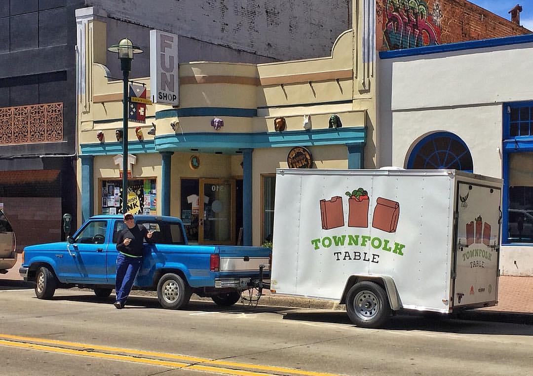 Ski and our new TownFolk Table trailer! Credit: Ski Witkovski