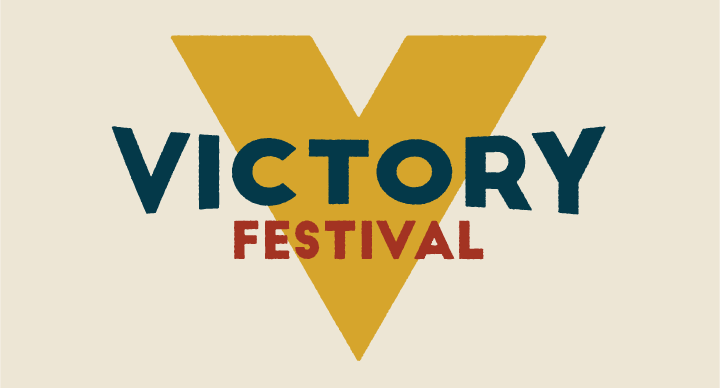 Victory Festival logo designed by Bram Johnson