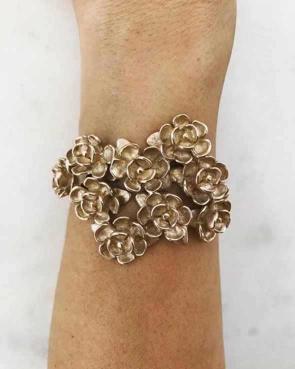 "Magnolia Corsage Cuff" by Mimosa Handcrafted 