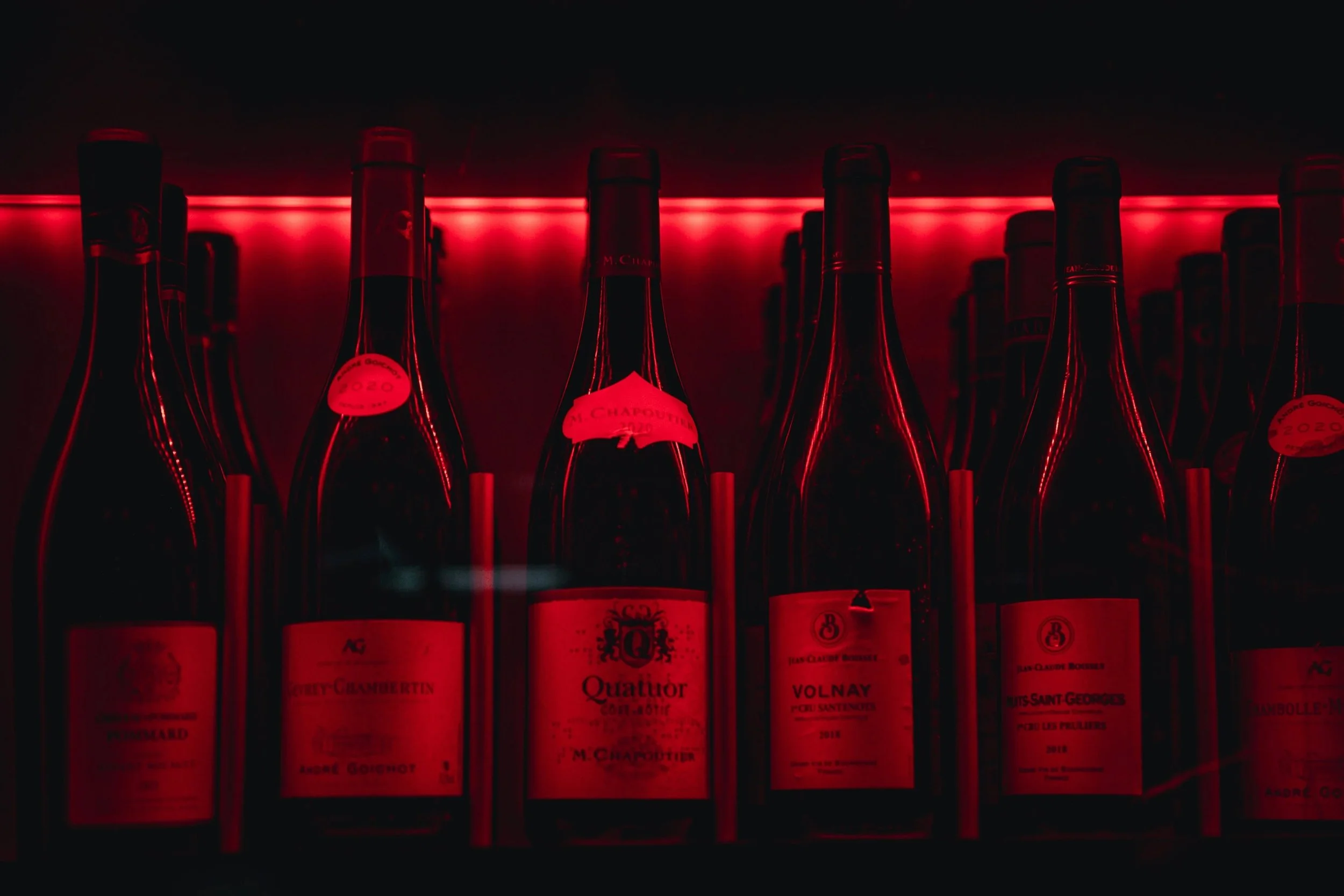Menu vins et champagnes du Speakeasy Paris
