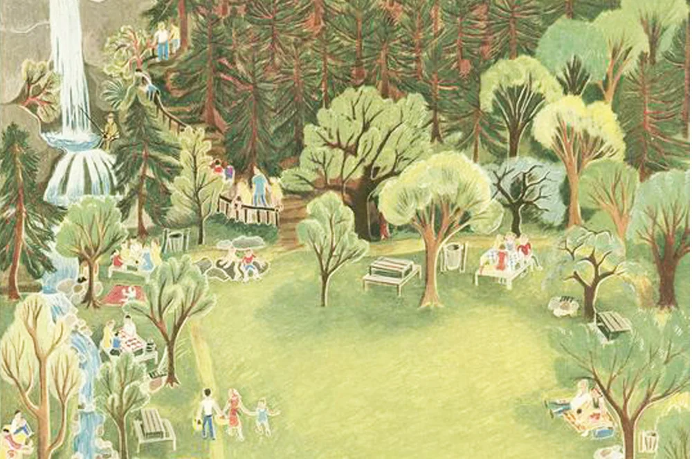 Ilonka Karasz - The New Yorker Cover - June 27, 1953 