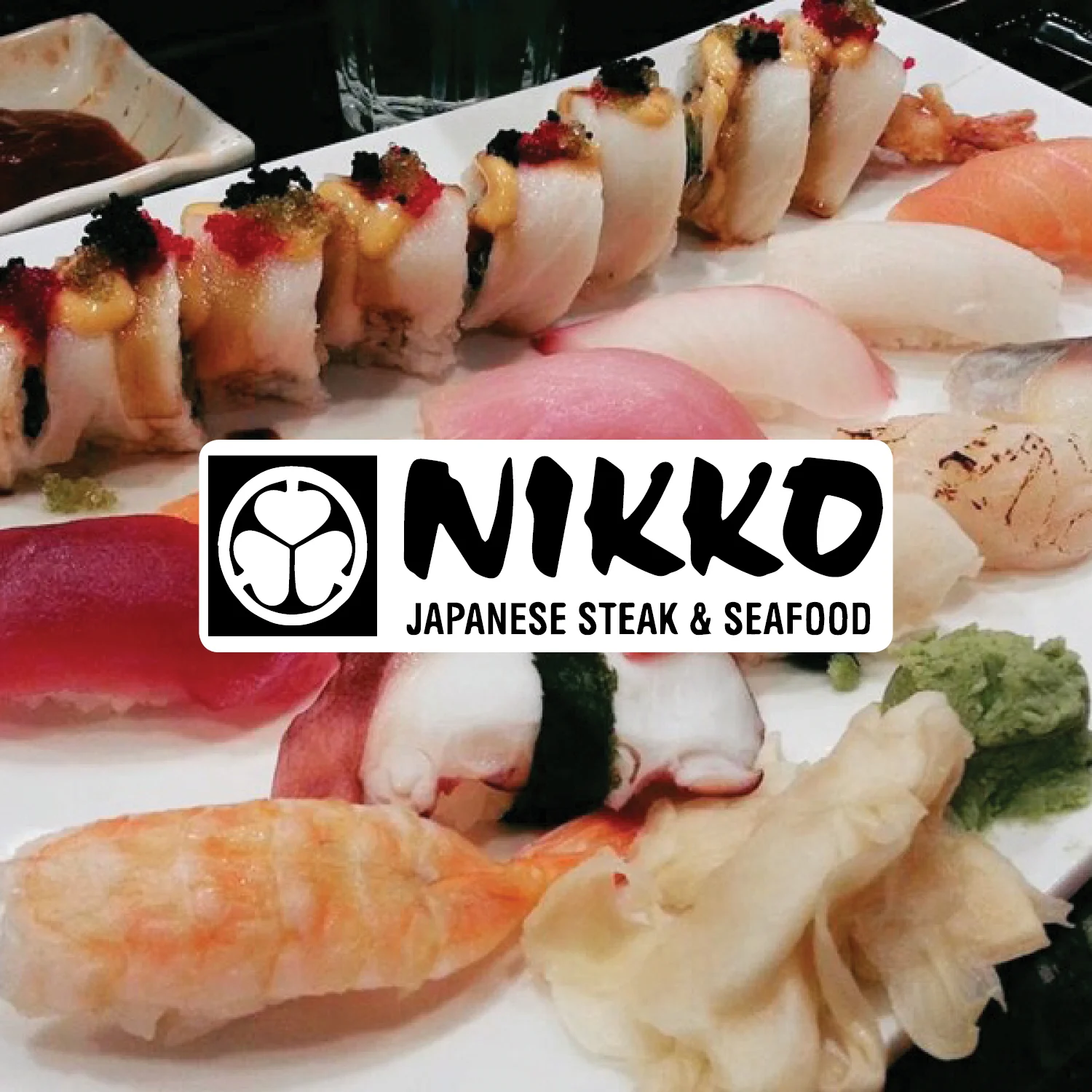 Welcome to Nikkos Japanese Steak & Seafood! Experience a dining experience like no other when you come to our restaurant. We offer a wide selection of sushi and a hibachi grill where your food is cooked and prepared right at your table! Join us for lunch or dinner tonight! -Click image to view current offers-
