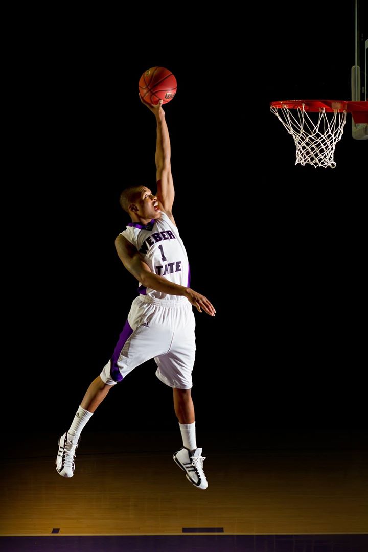 Photo session of Damian Lillard who would one day become an two time NBA All-Star, Franchise Player and Rookie of the Year