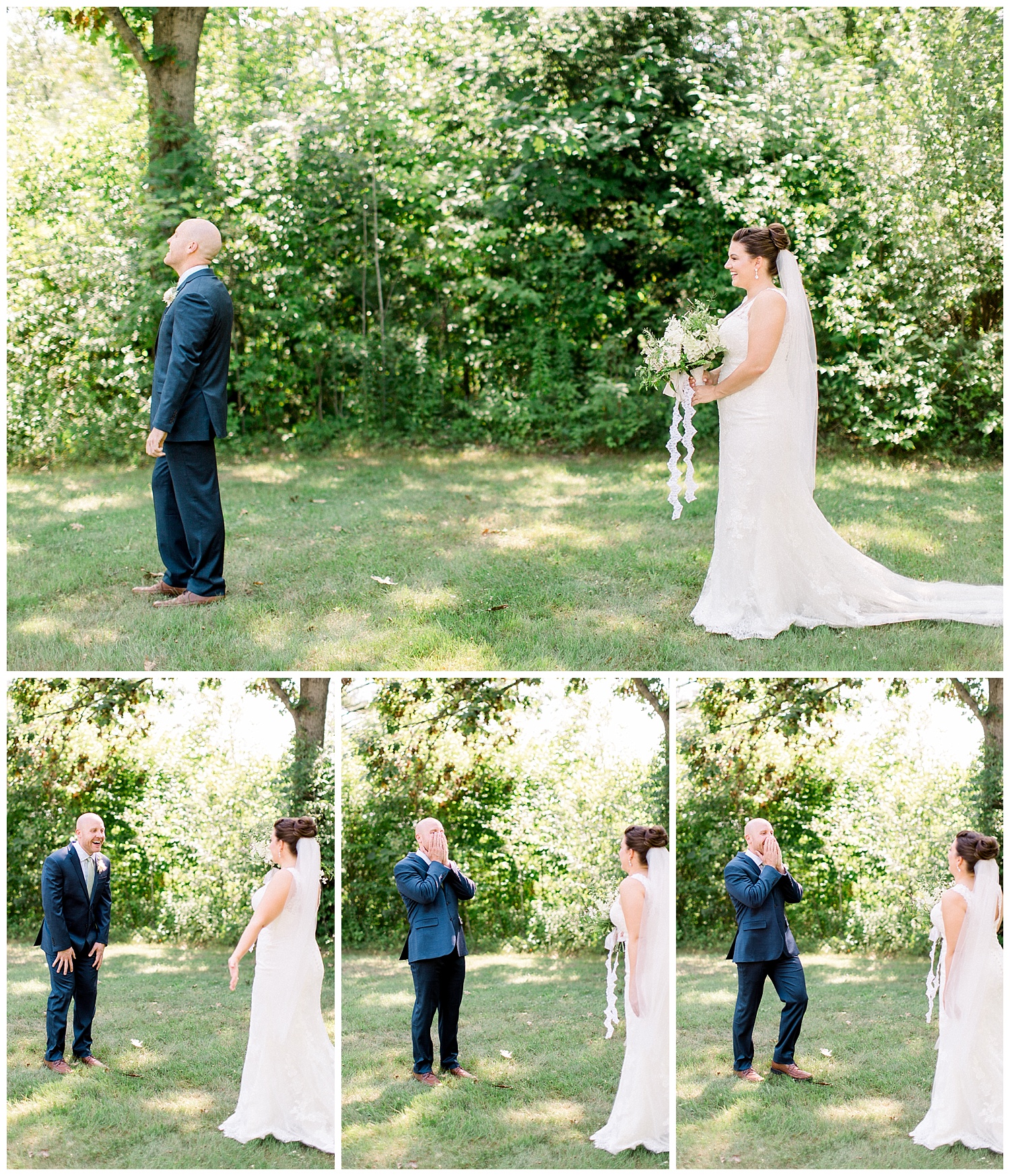 first look wedding