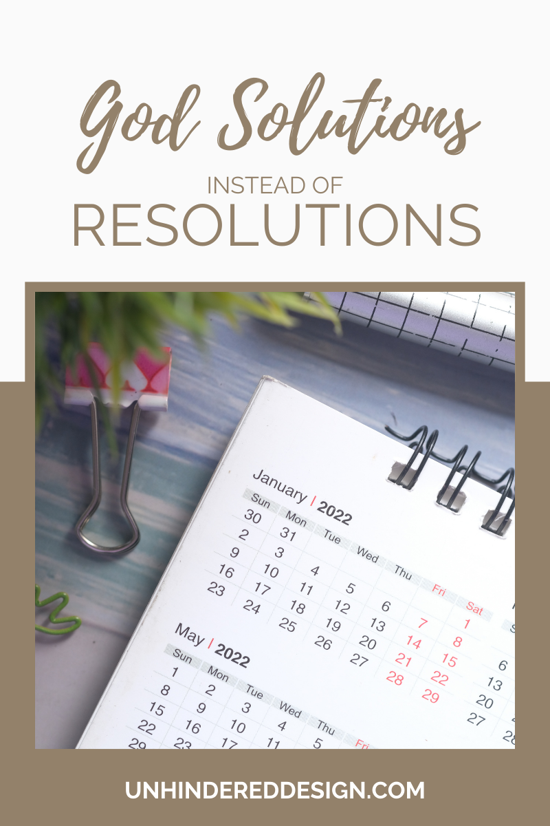 God Solutions Instead of Resolutions