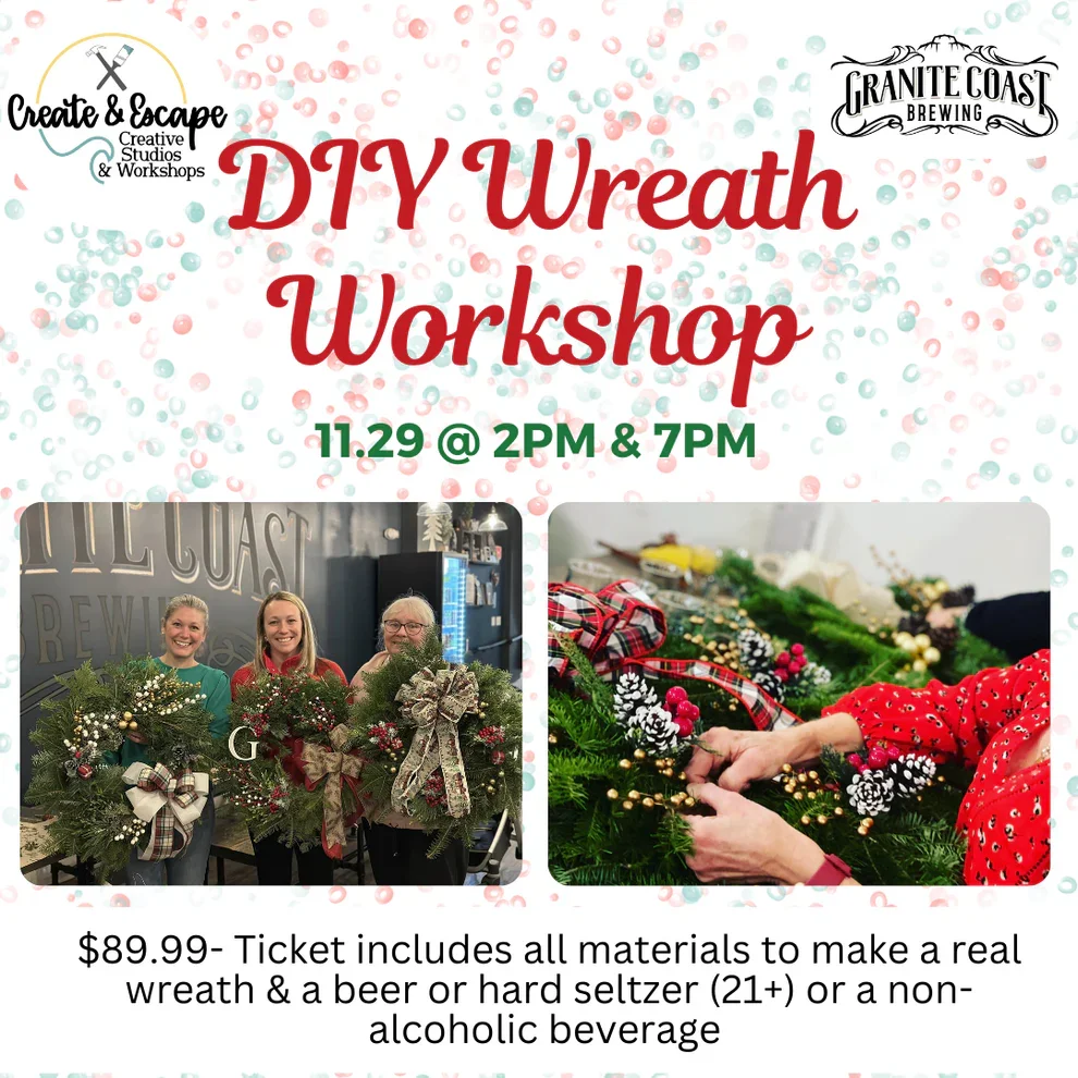 Holiday Wreaths Evening Session