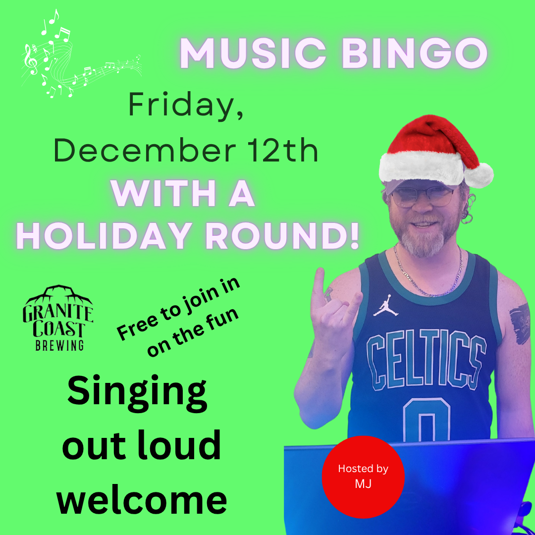 Music Bingo Friday Edition 