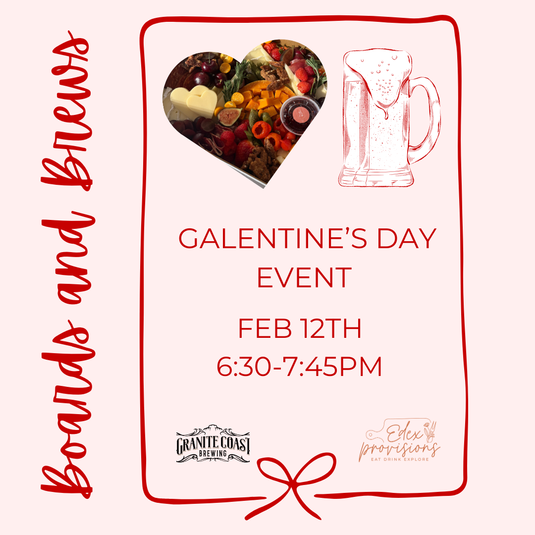 Galentines Day Boards and Brews