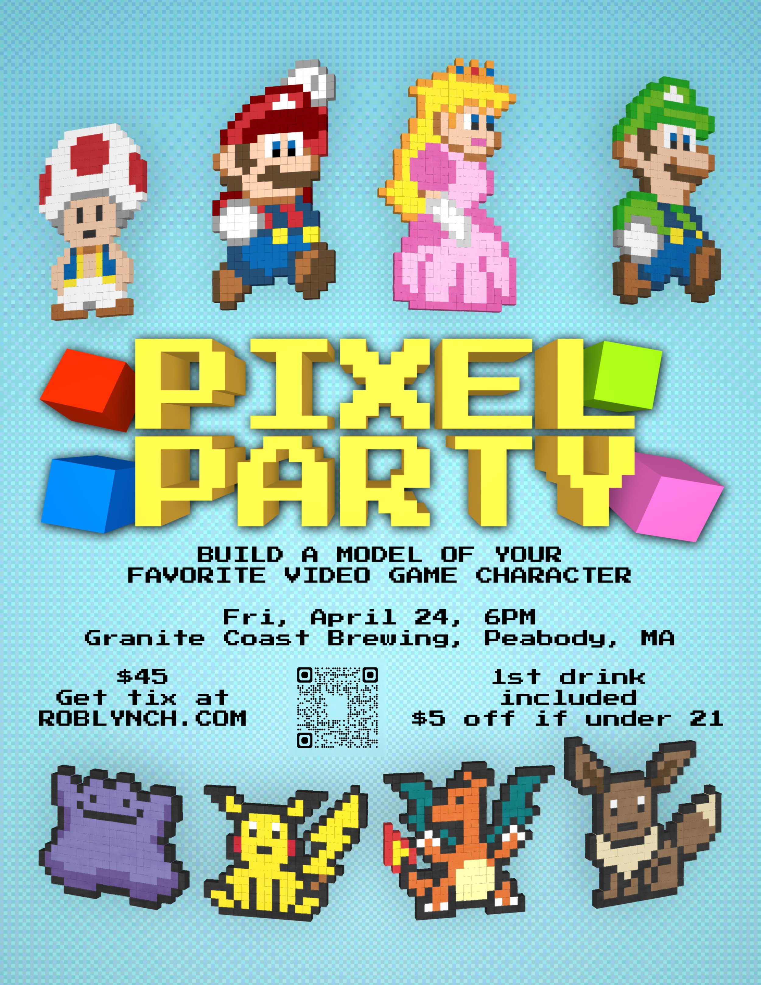 Family-Freindly Pixel Party