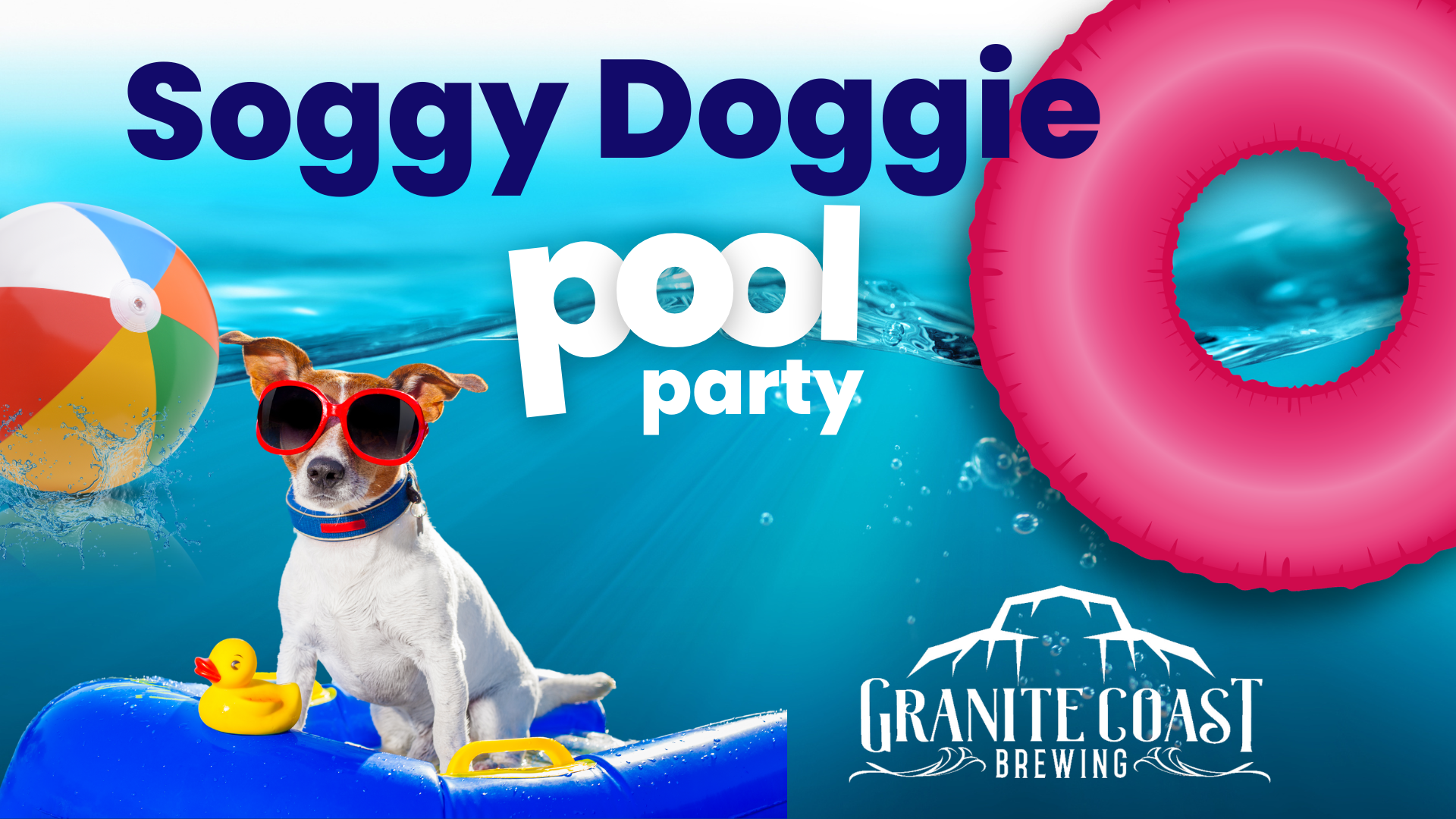 Soggy Doggy Pool Party: Tropical PAWradise Luau Theme