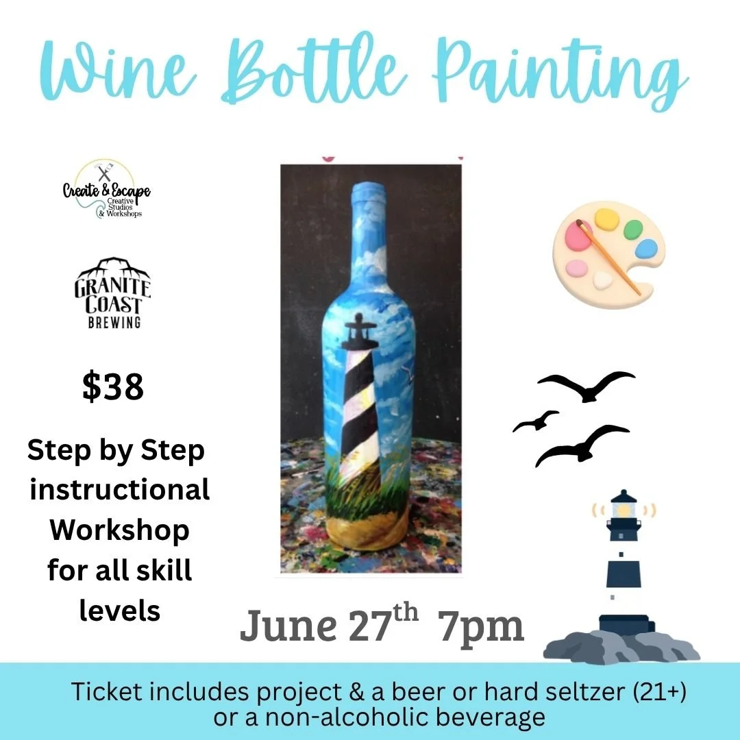 Wine Bottle Painting