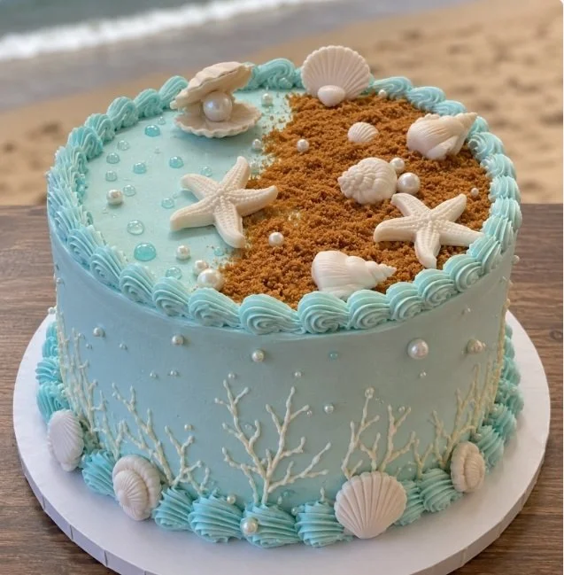 Seaside Cake Decorating Class