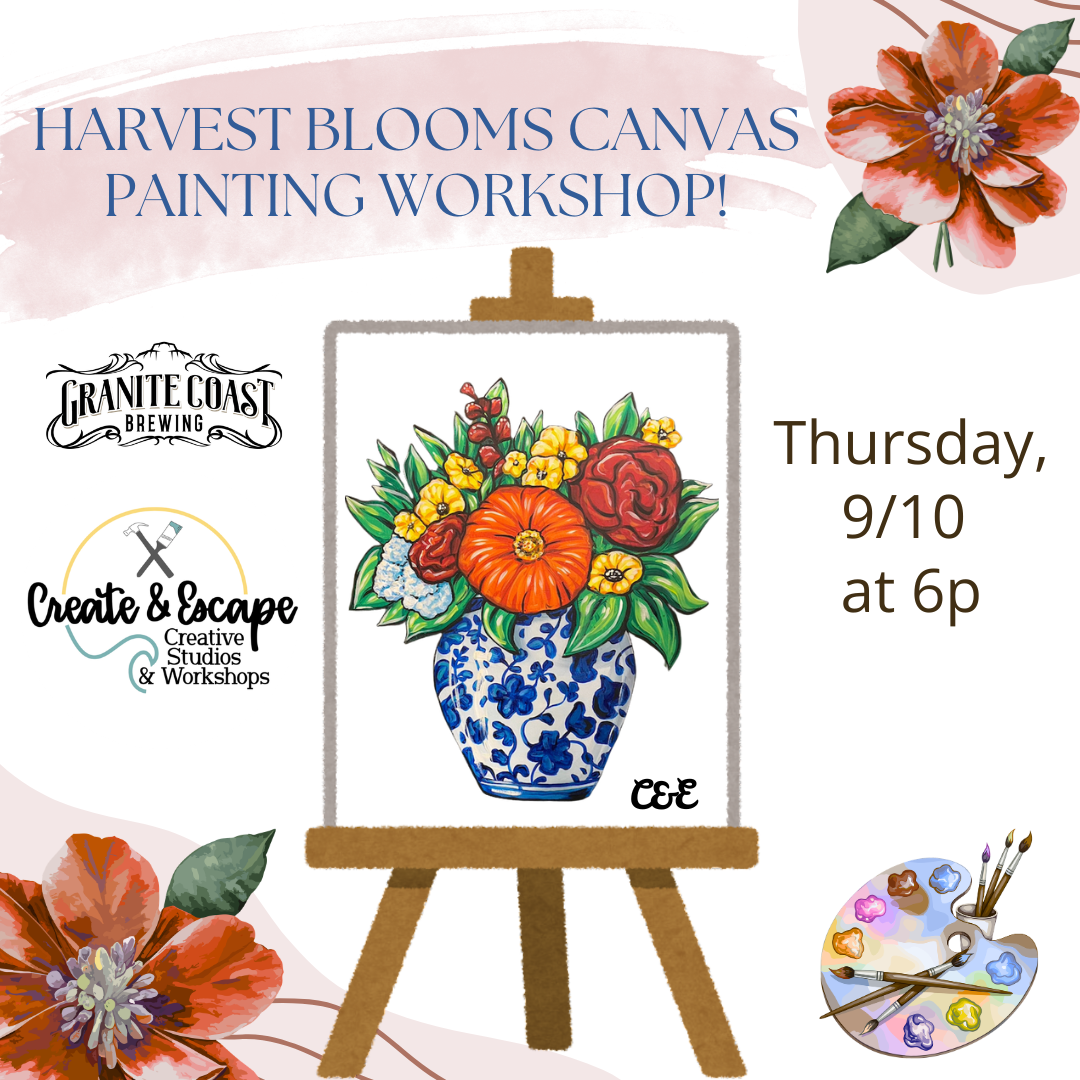 Harvest Blooms Canvas Painting