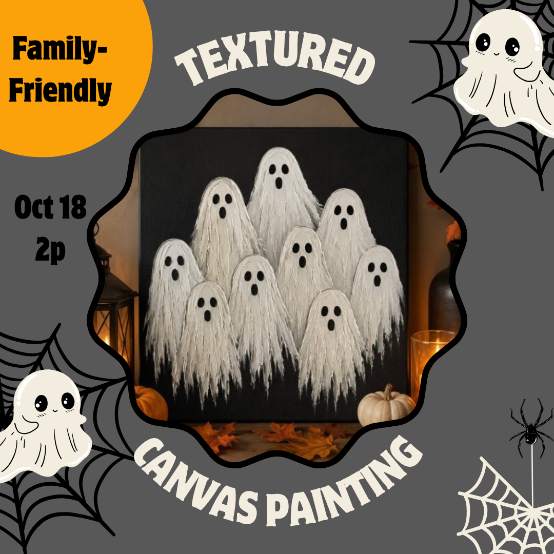 Textured Ghost Canvas (Family-Friendly)