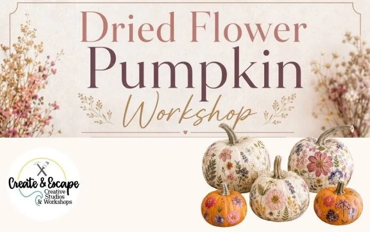 Dried Flower Pumpkin Workshop