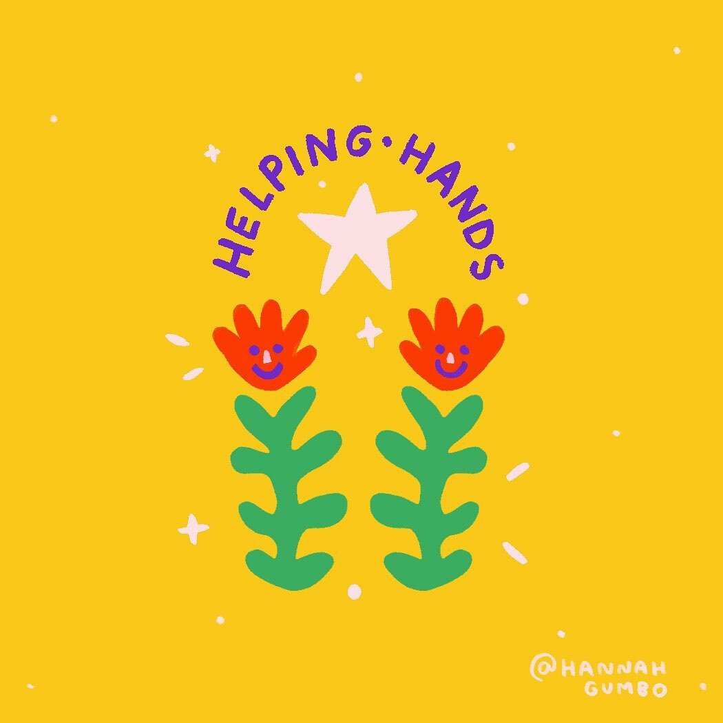 ✨👐mural🌷deets👐 ✨

Helping hands flower detail from my PediaTrust mural earlier this year! 

👉swipe for OG

🪱
✨
🌷

#pediatrust #hannahgumbo #visualsnack #illustrationnow #muralist #muralartist #ladieswhopaint #muralpainting #louisianamurals #mer