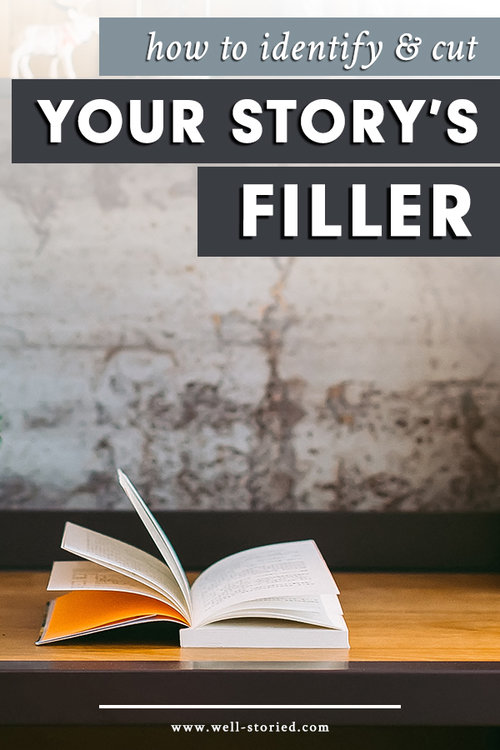 How To Identify And Cut Your Story S Filler Well Storied