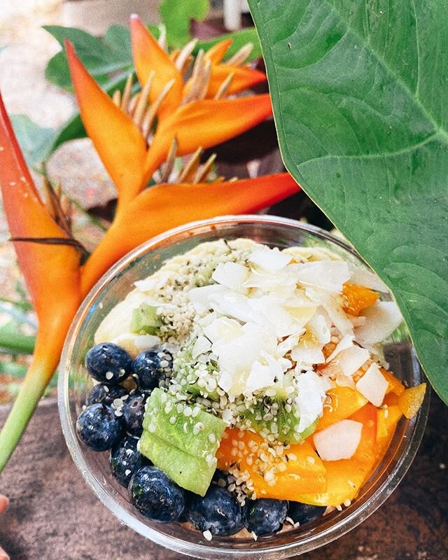 M o n d a y  vibes ☀️ hope everyone has a great week! We&rsquo;re open 8:30-3:00 everyday ! 🧡
-
-
-
#maui #hawaii #bowls #travel #eat #photography #paia #fruit #healthy #eating #fun #adventure