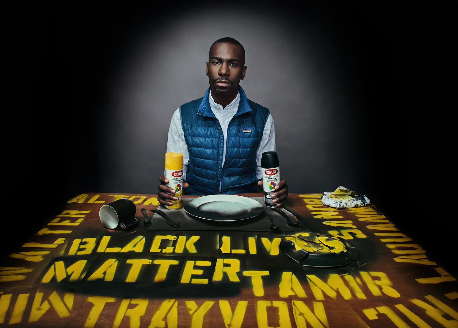 quinn russell brown, quinn brown seattle, quinn russell brown seattle, quinn russell brown seattle photography, seattle editorial portrait, seattle studio portrait photography, deray mckesson, deray mckesson black lives matter, deray mckesson portrait, deray picture