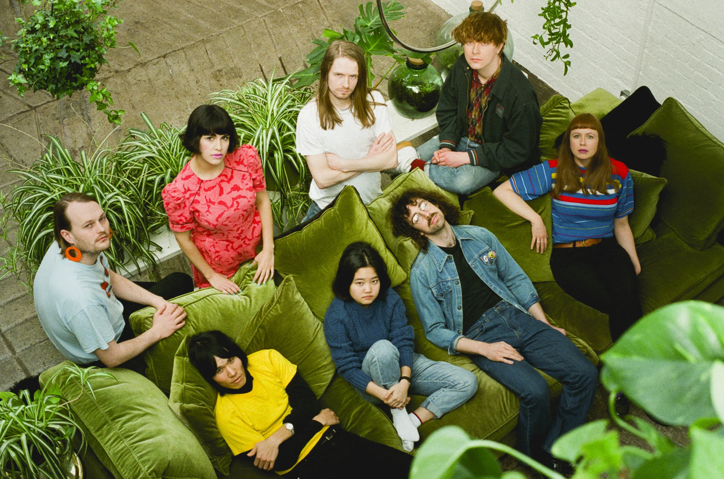 Domino Records Superorganism Press Shoot.