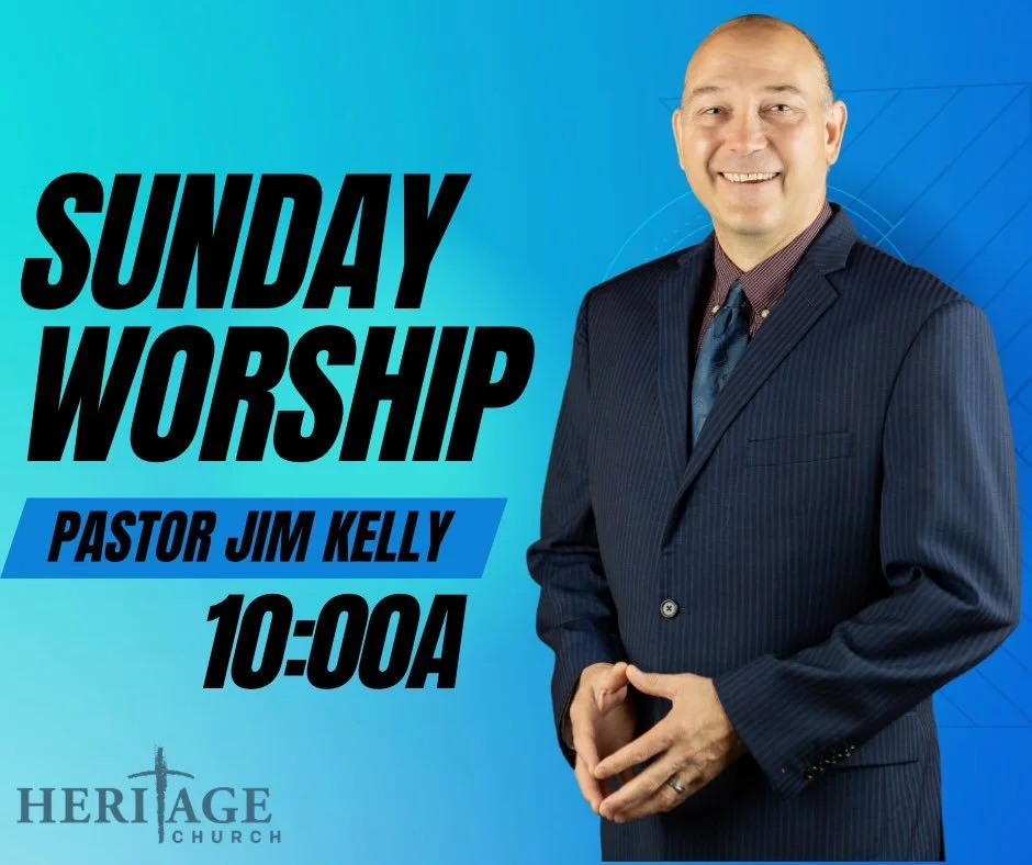 ✨ THIS SUNDAY ✨

Join us in person or online at 10:00a for a Biblical word from Associate Pastor Jim Kelly. Start your week with us and get the hope of Jesus Christ centered in your heart. Watch how He does a work in you! ❤️✝️

We&rsquo;re on all pla