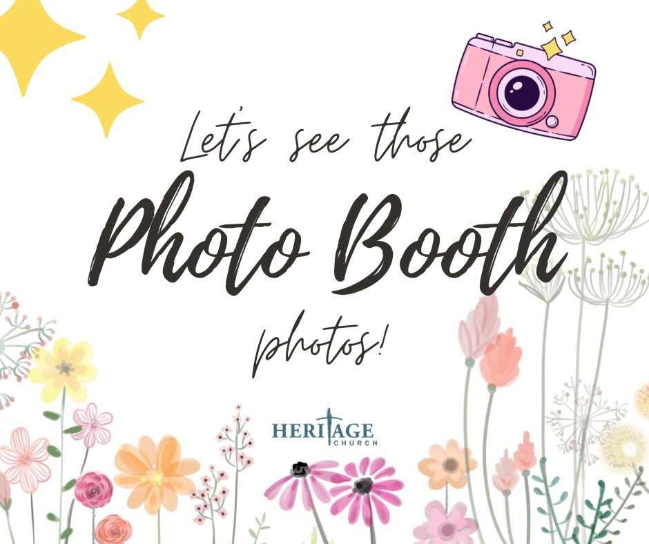 🌸LADIES🌸

Let&rsquo;s see those Photobooth photos! Post them in our comments! ❤️✝️📸