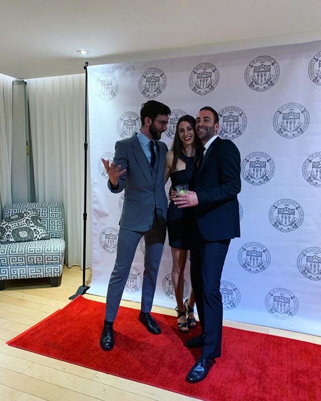 Final barristers ball (law prom) ... brought the whole damn family. Regrettably not much of a dance floor, so just a fancy night on sunset. But a good time had by all. Ended assuming the position waiting on my pizza.