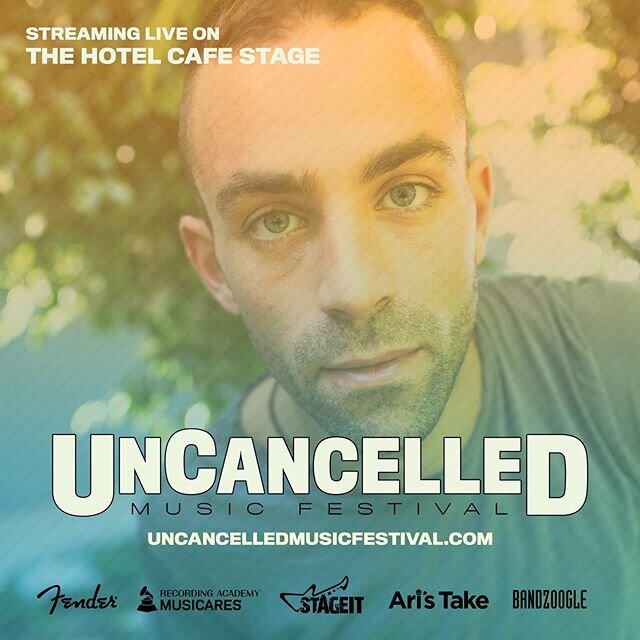 Gonna play some songs tomorrow online from my home and beam into yours on the @thehotelcafe stage for the @uncancelledmusic festival. Link is easy:  http://www.stageit.com/UMF-Hotel-Cafe

Help me please raise some $$$ to support and benefit my belove
