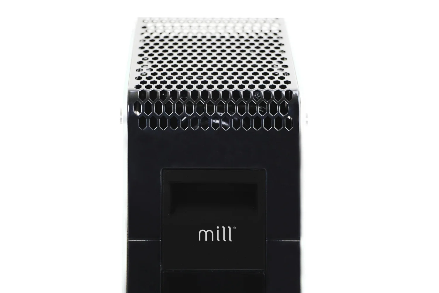 Mill AB-H1000 DN oil heater handler zoomed in