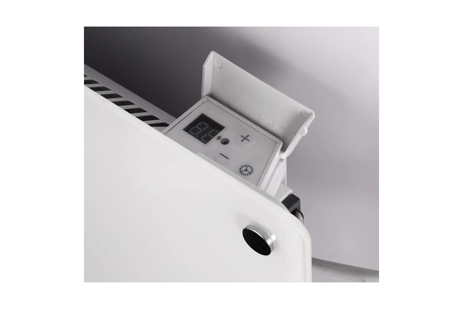 Mill MB300 glass heater controls