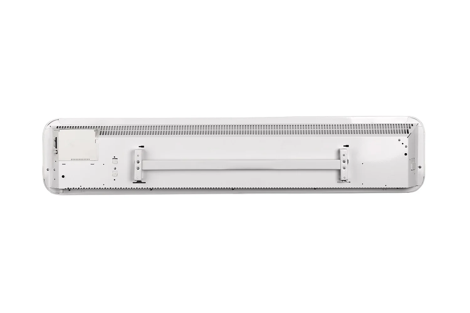 Mill IB1000 steel heater back view