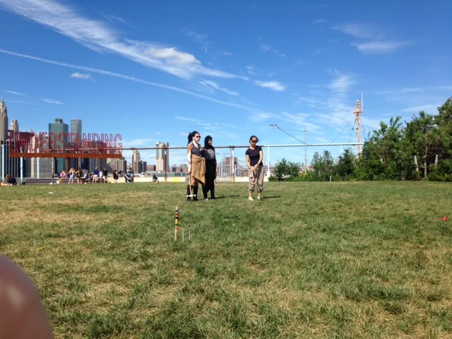 POPc End of Summer Party Croquet at Brooklyn Bridge Park August 2016