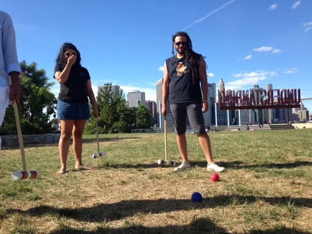 POPc End of Summer Party Croquet at Brooklyn Bridge Park August 2016
