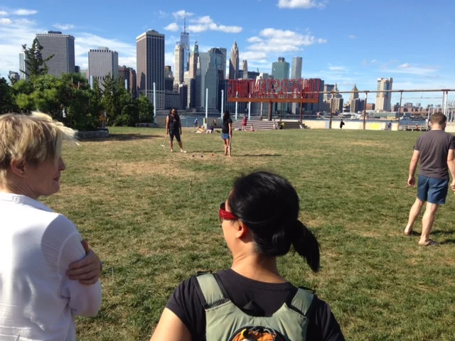 POPc End of Summer Party Croquet at Brooklyn Bridge Park August 2016