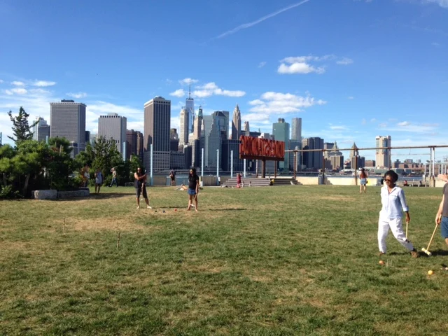 POPc End of Summer Party Croquet at Brooklyn Bridge Park August 2016