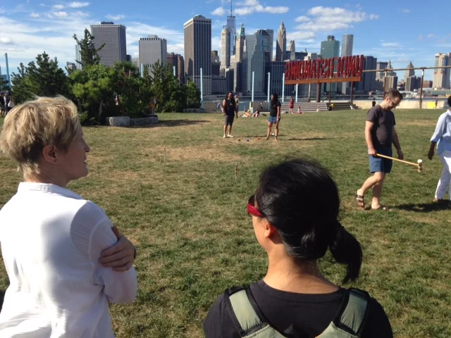 POPc End of Summer Party Croquet at Brooklyn Bridge Park August 2016