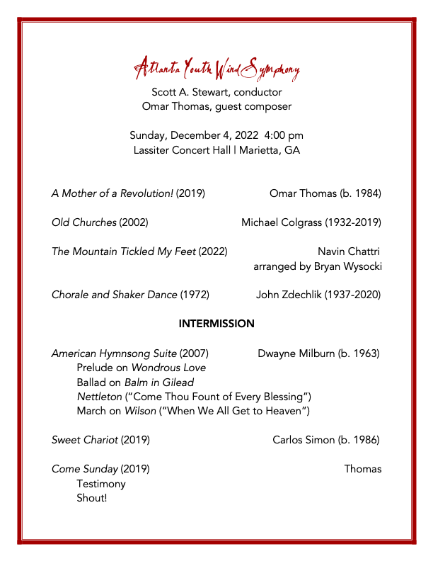 AYWS 12 4 22 program — AYWS