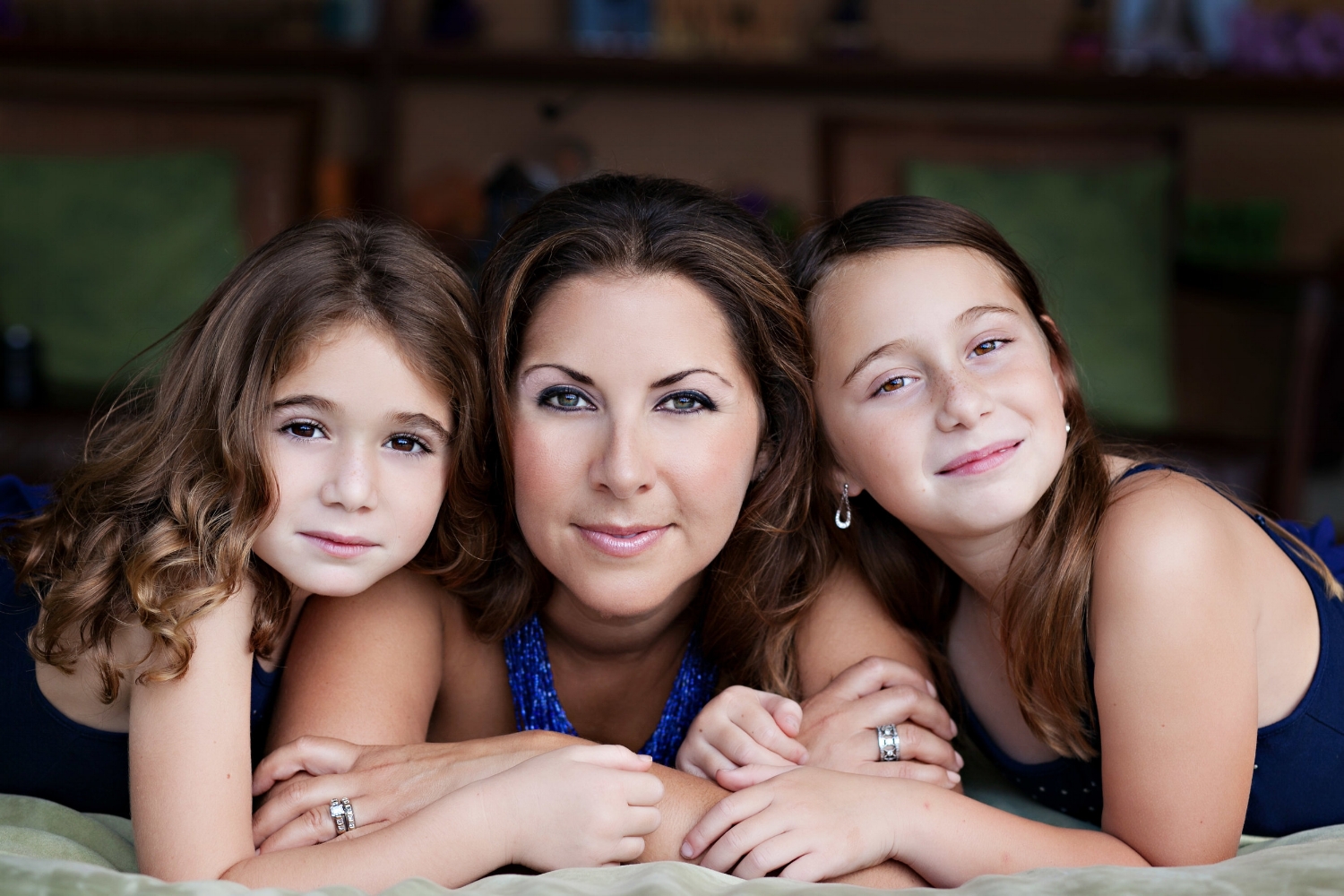 At Home with Mother Daughter Portraits 