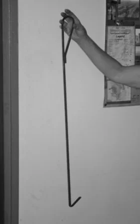 Grass Hook - an essential piece of kit.