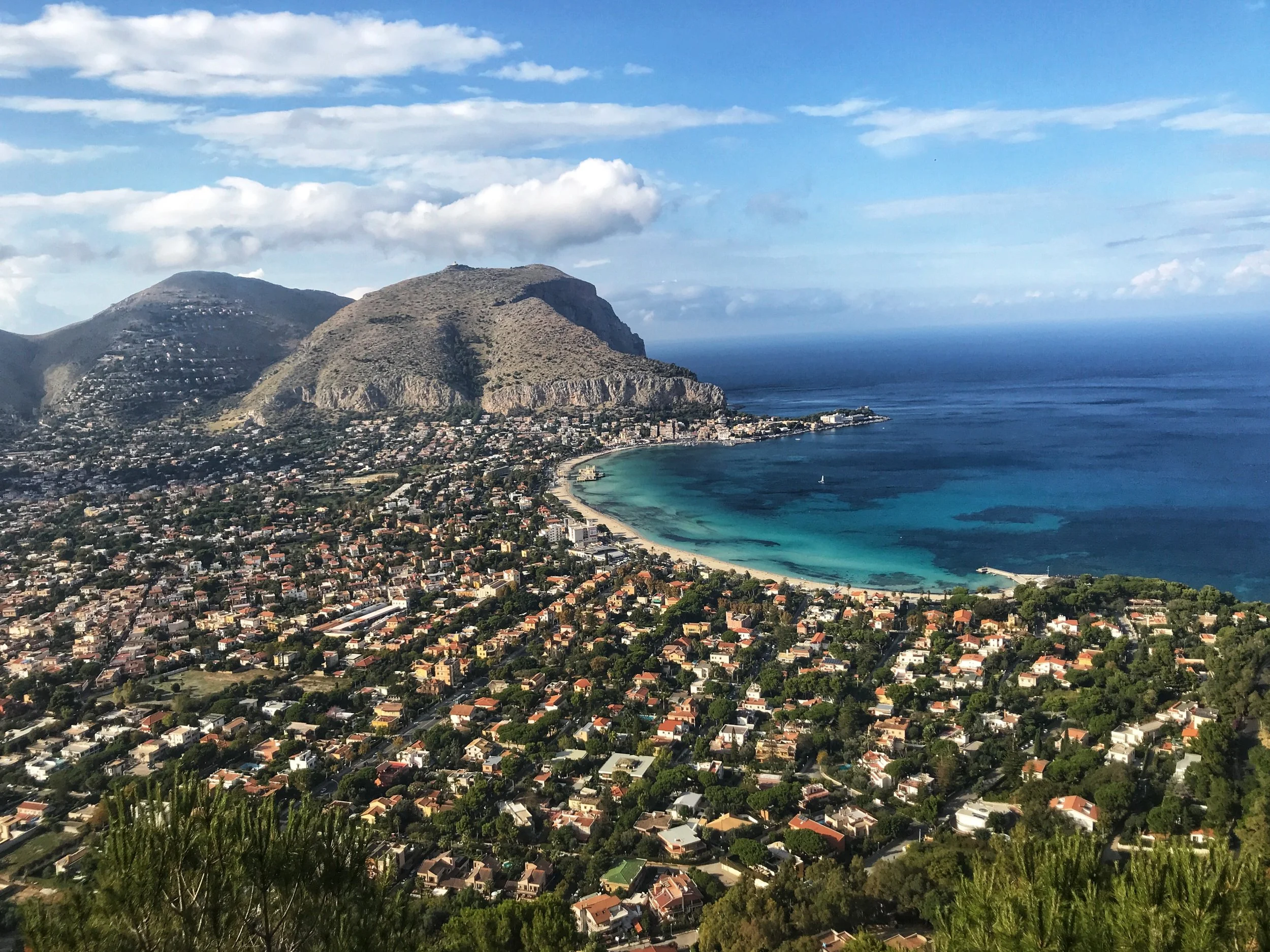 Mondello beach