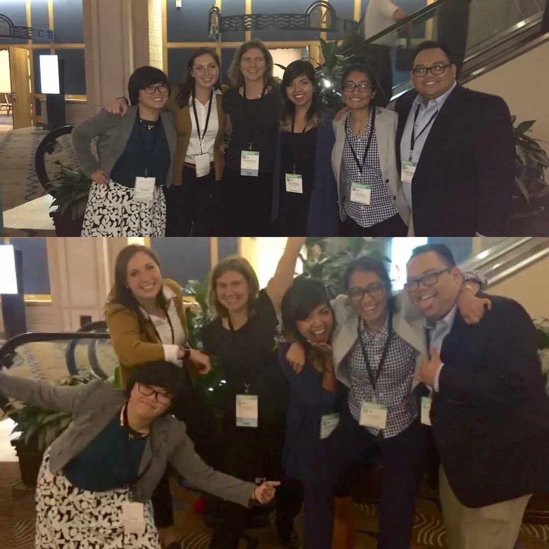 Bilinski squad celebrating at the 2016 Annual Biomedical Research Conference for Minority Students