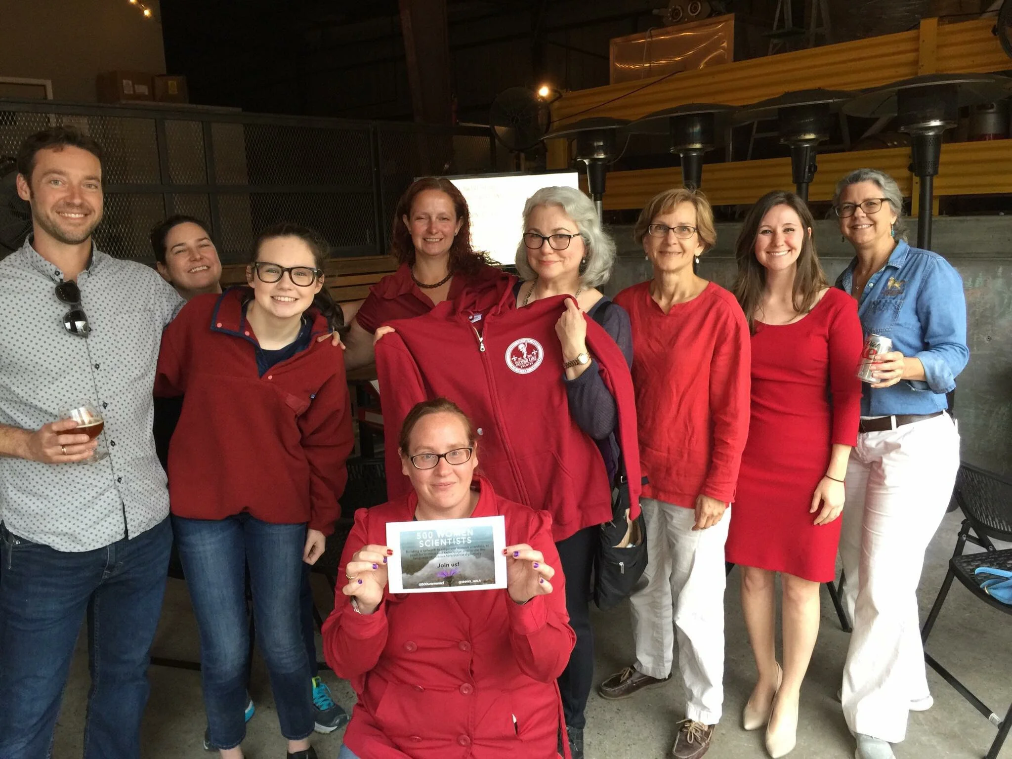 Claire organized a meet-up of 500WS on international women's day!