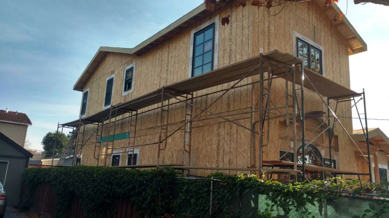 MID WAY THROUGH CONSTRUCTION