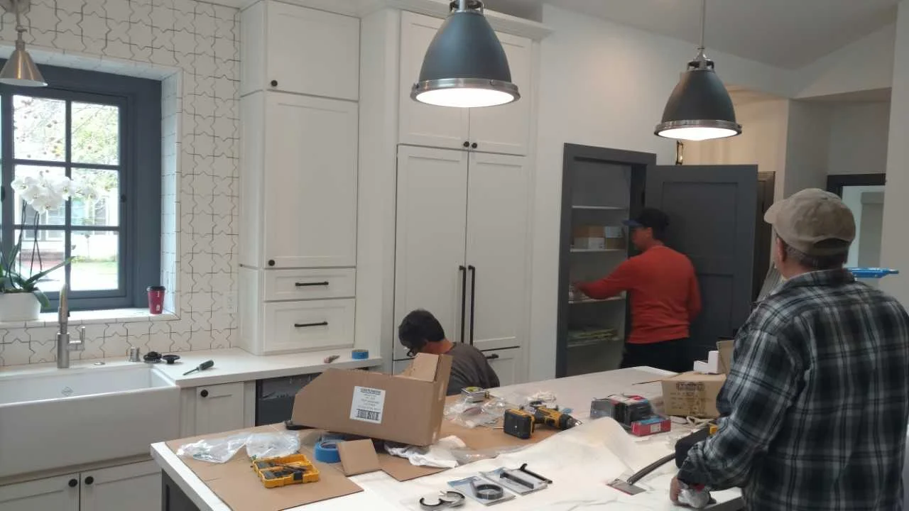 PUTTING TOGETHER AN ALL WHITE KITCHEN IN WILLOW GLEN.