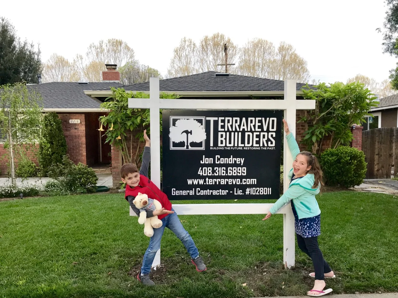 THE KIDS ARE EXCITED TO GET STARTED ON THEIR REMODEL!