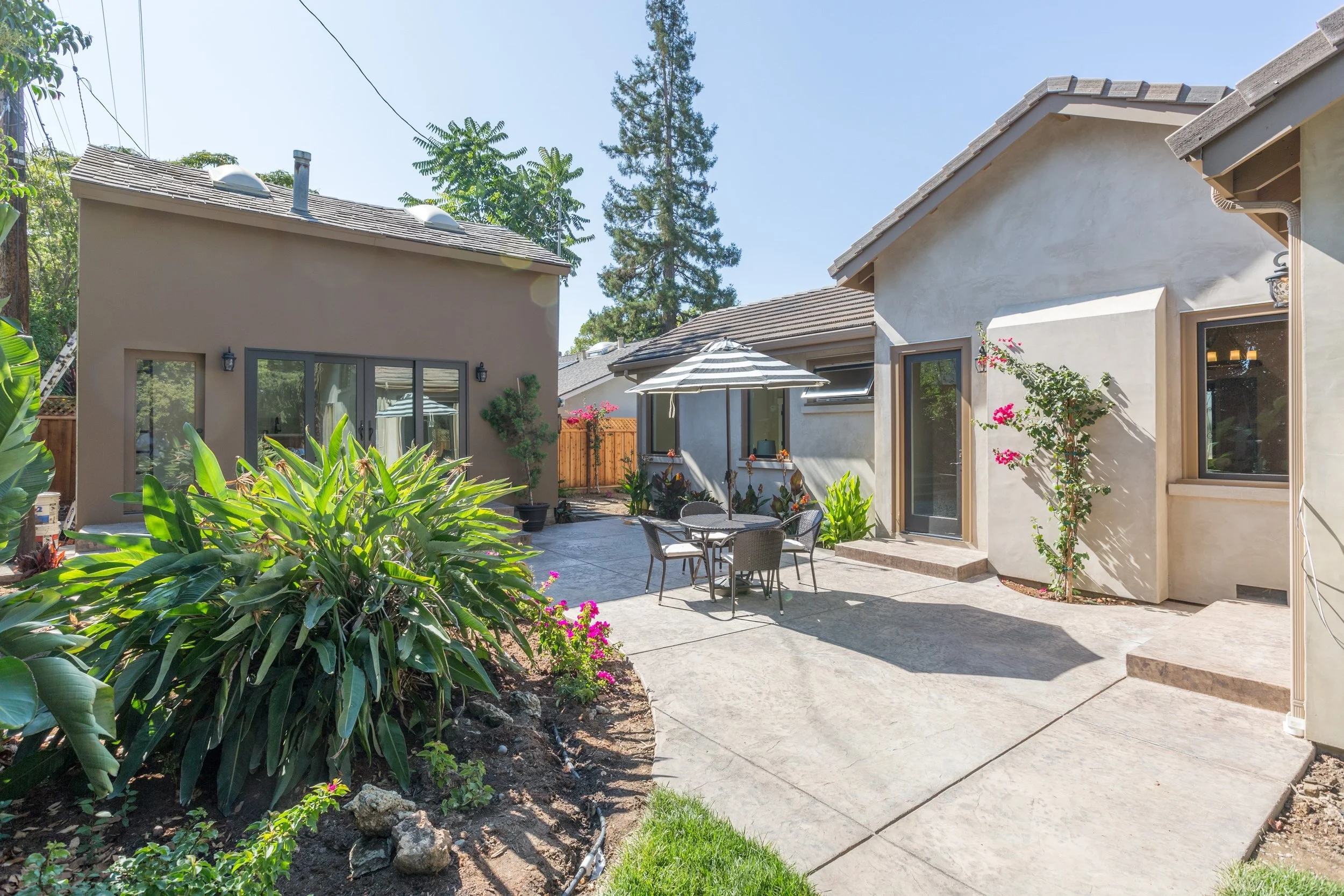 NEW BACKYARD AND RESTORED COTTAGE