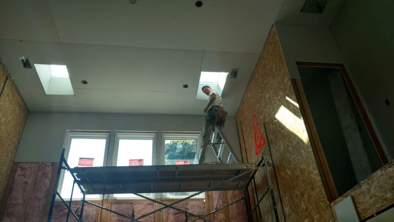 DRYWALL AT 20 FT.