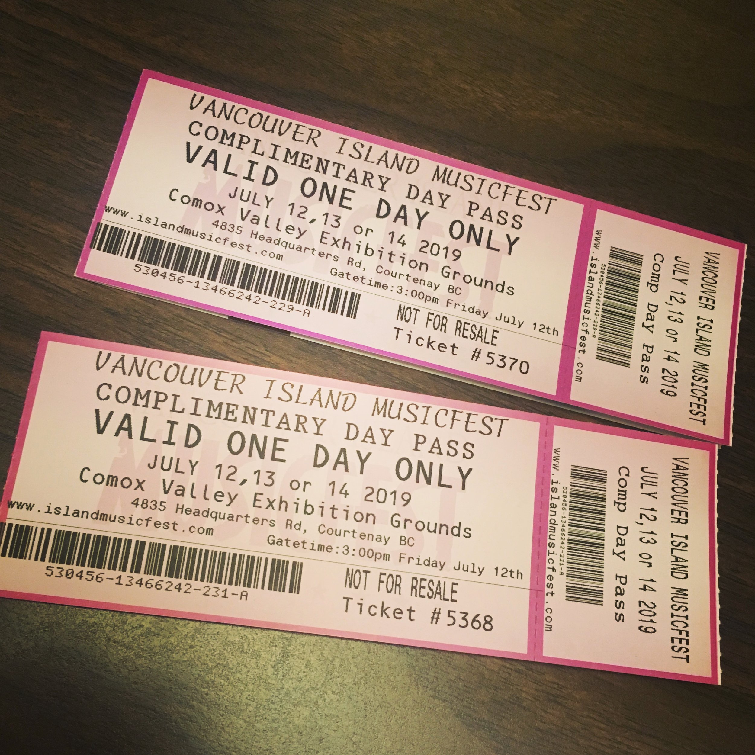 Your last chance to win day-passes for the Vancouver Island MusicFest from CHLY 101.7FM!